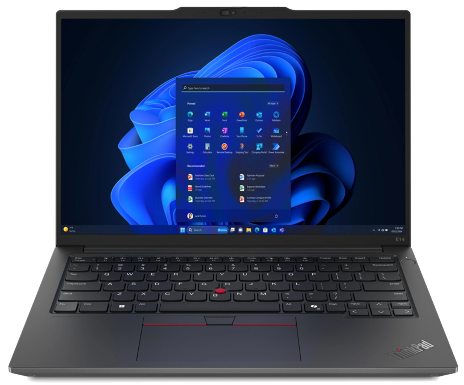 Lenovo ThinkPad E14 Gen6 / Intel Core Ultra5-125H / 8GB-DDR5 / 512GB-SSD / Intel Arc Graphics / 14-inch WUXGA IPS / DOS / Black / FPR | Backlit-KB