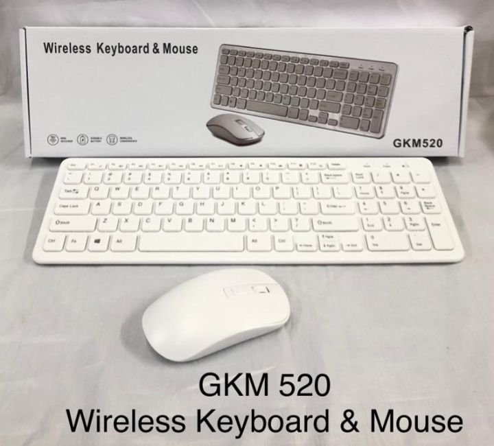كيبورد وماوس لاسلكي GM520