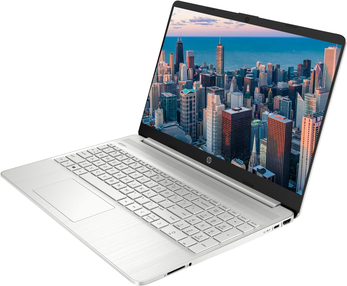 hp 15-fd0602TU / Ci7-1255U / 8GB-DDR4 / 512GB-SSD / SHARED / 15.6-INCH FHD / DOS / SLIVER / Backlit-KB